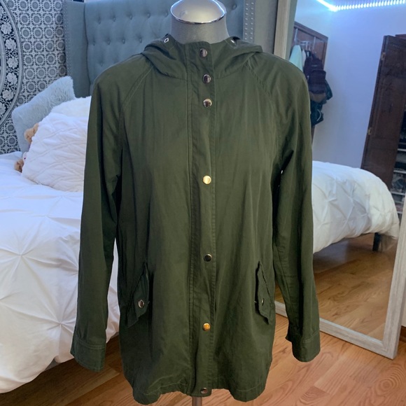 Green Utility Jacket Forever 21 - Picture 2 of 4